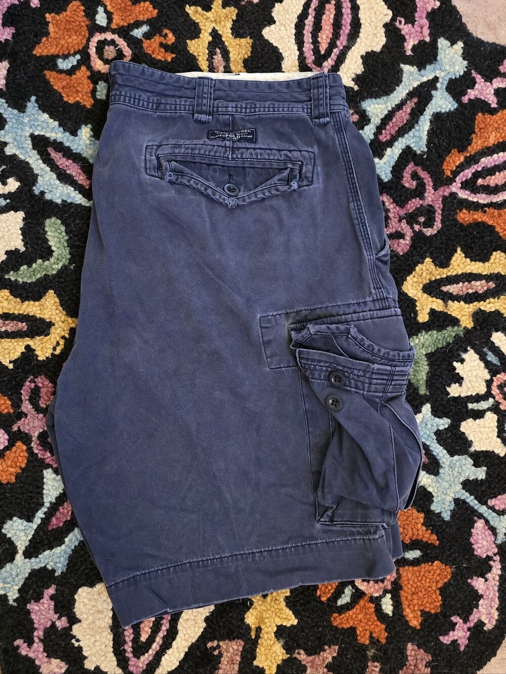 🔥🔥Polo Ralph Lauren navy blue cargo shorts size 42W🔥🔥 #cargo #preppy #baggy